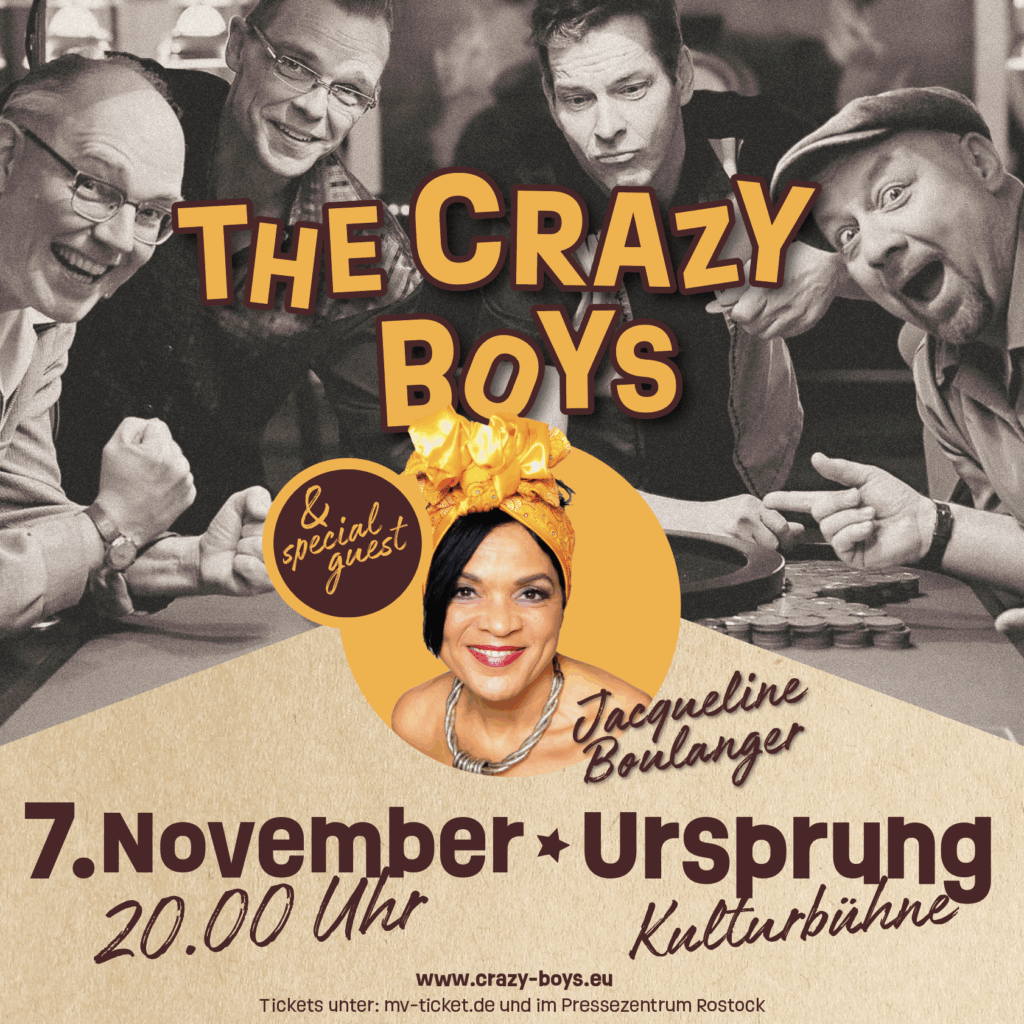 Jackeline Boulanger mit den Crazy Boys